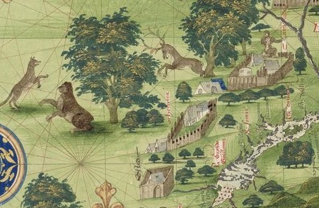 COSMOGRAPHIE UNIVERSELLE DE GUILLAUME LE TESTU, 1555-56 — détail 2