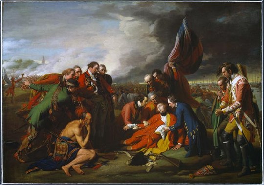 La mort de Montcalm