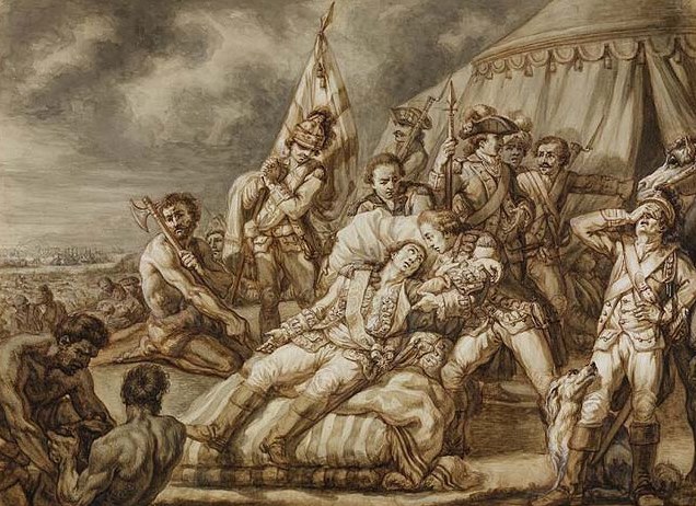 La mort de Montcalm — détail 2